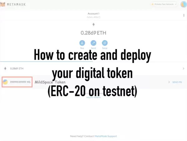 create digital token
