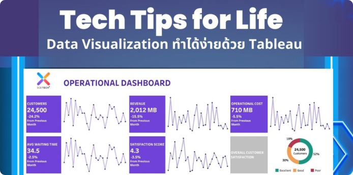 Tech Tips for Life: Data Visualization ทำได้ง่ายด้วย Tableau