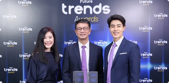 SCB TechX คว้า 2 รางวัล จากเวที “Future Trends Awards 2025”สะท้อนถึงความสำเร็จในการขับเคลื่อนองค์กรสู่บริษัทเทคโนโลยีชั้นนำในภูมิภาค