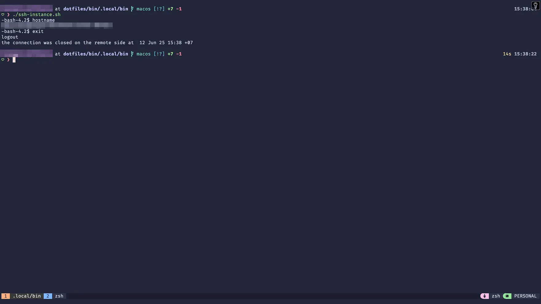 console output show script behavior after execute