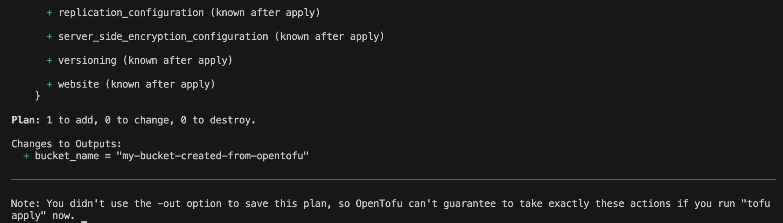 OpenTofu Plan 2