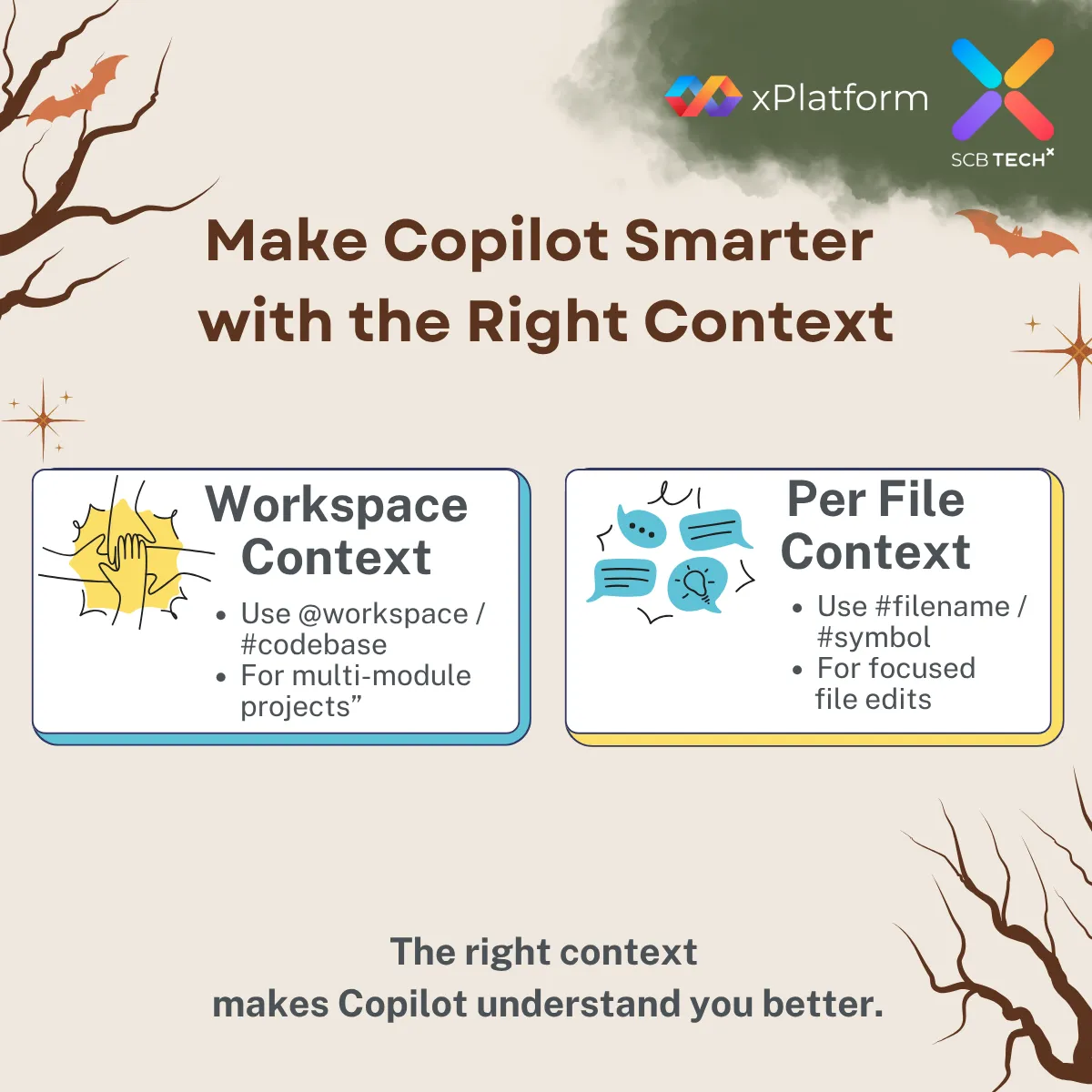 Copilot gets better when it understands your project’s context